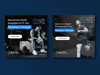 Blue Sky Provention Center | Meta Ads ad athlete audience branding button cta design facebook google graphic design health learn more meta provention center strategy targeting top of funnel ui wellness