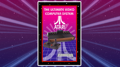 Atari Poster Project adobe illustrator artwork design graphic design illustration illustrator logo poster design vector