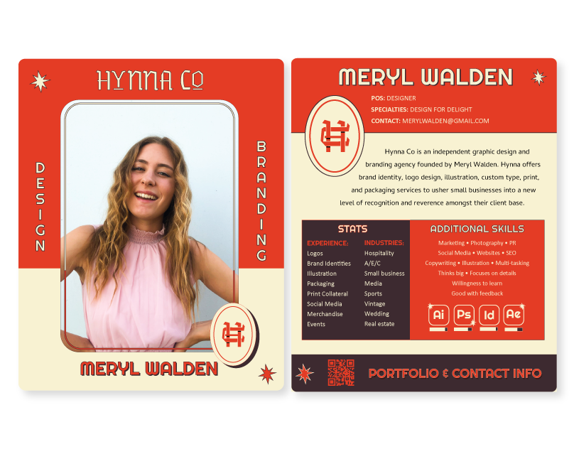 Vintage CV branding design graphic design logo resume