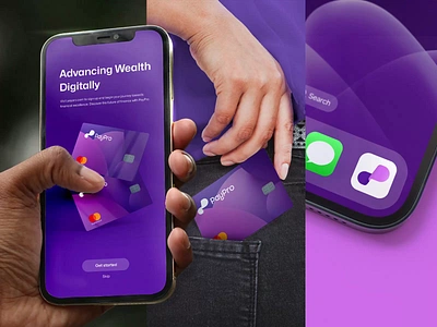 Paypro - Logo & Brandguideline animation billboard brand identity branding fintech logo logo apps logobook logotype mockup modern motion graphics payment print purple social media startup tshirt typography visual identity