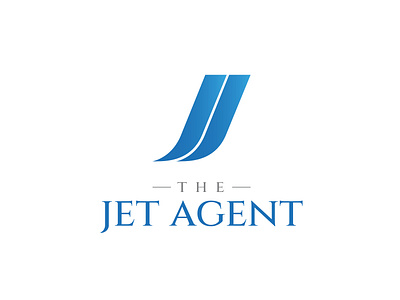 The Jet Agent Logo Design aircraft branding business consulting graphic design identity logo