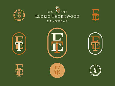 Eldric Thornwood - Menswear Logo Brand branding design graphic design logo logo design