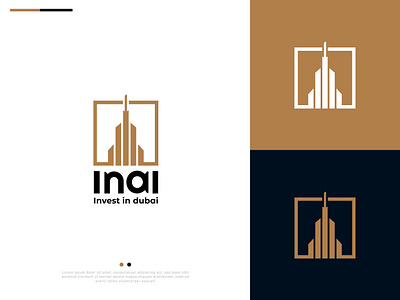 Inai Logo Design abstract logo design adobe illustrator adobe photoshop branding dribble logo design graphic design logo design presentation logo showcase