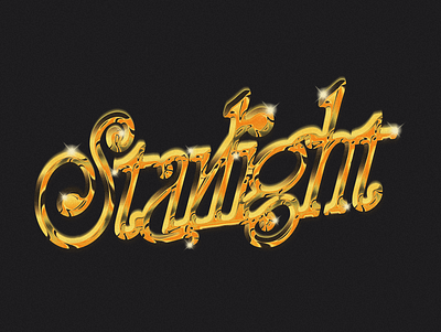 Starlight art design gold graphic design illustration lettering letters mexico type
