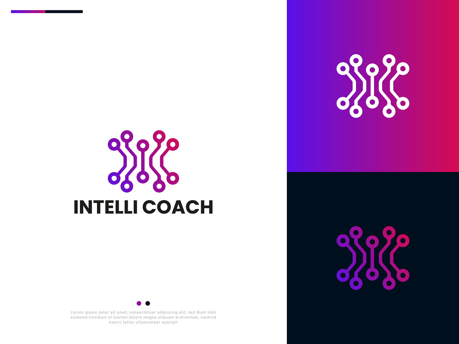 Intelli Coach Logo Design by Muhammad Zohaib on Dribbble