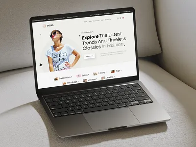 Colva - Modern Fashion eCommerce Web Design clothing colorful fashion fashion website figma landing landing page landing website minimal design minimalist modern design ui uiux ux website design