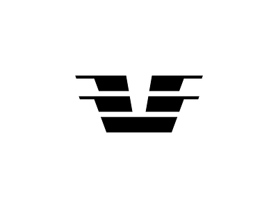 V Symbol blackandwhite branding graphic design logo symbol unpublished