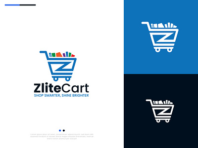 Zlite Cart Logo Design abstract logo design adobe illustrator adobe photoshop branding dribble logo design graphic design logo logo showcase