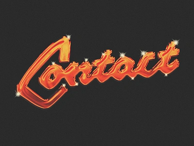 Contact art design graphic design illustration lettering letters mexico red type typography