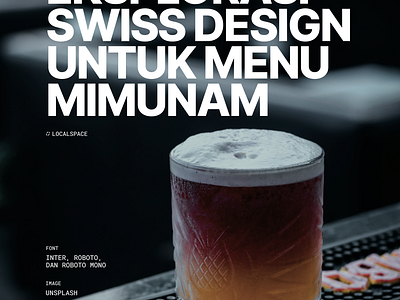 Exploration Swiss Design branding graphic design typography