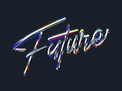 Future art design futuristic graphic design illustration lettering letters type typography