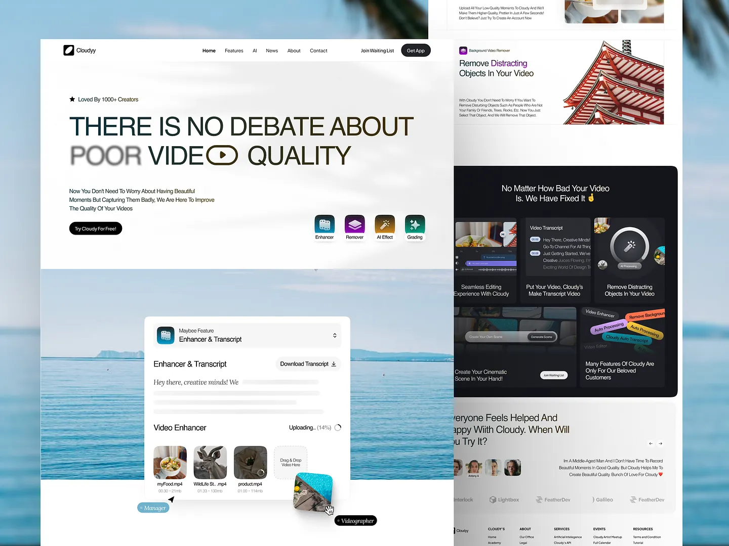 Transform Your Content with Cloudy: The Ultimate Video Website