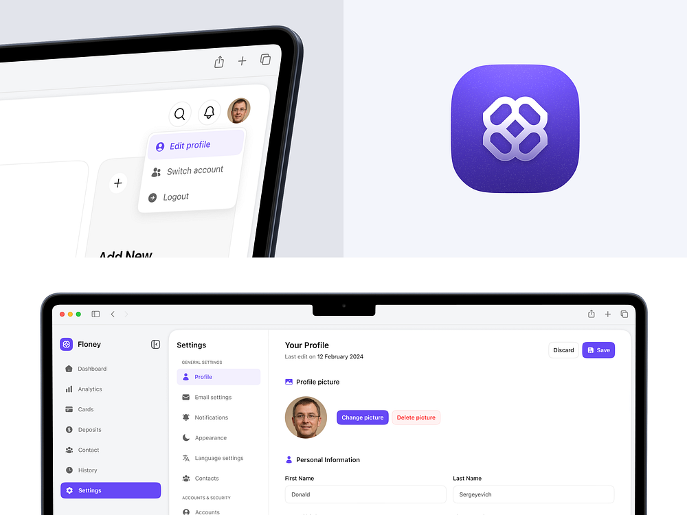 Browse thousands of edit profile page images for design inspiration