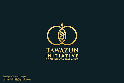 Tawazun Arabic Logo Design arabic brand arabic branding arabic calligraphy arabic logo arabic typography branding calligraphy font fashion logo islamic institute islamic logo logo simple logo tawazun typography