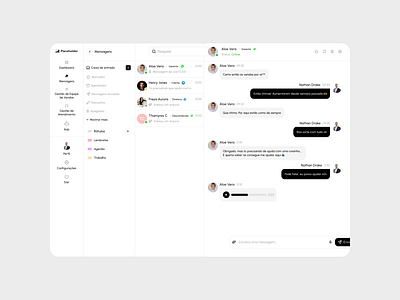Chat Screen chat chat page clean design dashboard design e commerce ui ui ux user interface ux