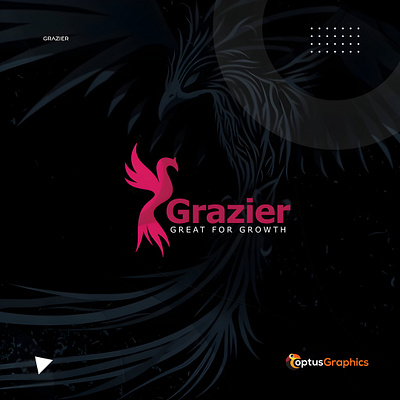 Grazier Logo Design visual identity.