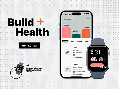 Health branding logo ui