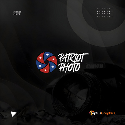 Patriot Photo Logo visual identity.