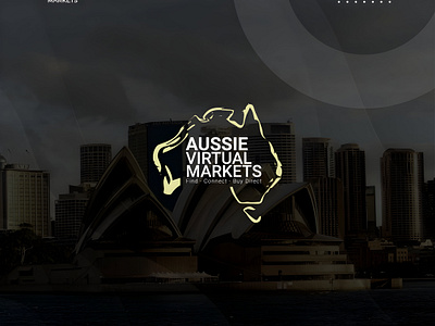 Aussie Virtual Markets visual identity.