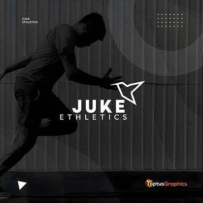 Juke Ethletics Company Logo visual identity.