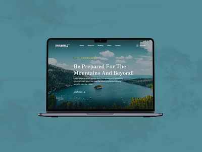 Travel website design ui ux web design website