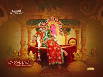 Halfsaree Celebration Vaishnavi #design #Photography album design branding design desizn wave graphic design graphic designer illustration photo photoshop photoshop edit poster