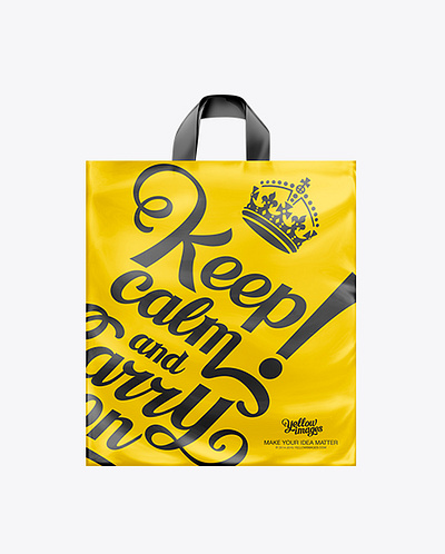 Free Download PSD White Plastic Carrier Bag with Loop Handles branding mockup mockup psd