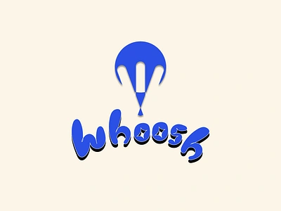 Whoosh Logo - Daily Logo #2 app branding design graphic design illustration logo typography ui ux vector