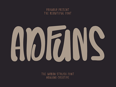 Adfuns Urban Stylish Font animation branding brush font font fonts graphic design handwritten logo nostalgic sans brush writting