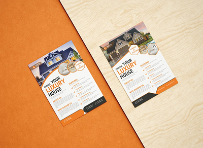 REAL ESTATE COMPANY LUXURY HOUSE FLYER DESIGN flyer home flyer house flyer luxury luxury house flyer poster real estate company real estate flyer real estate flyer design