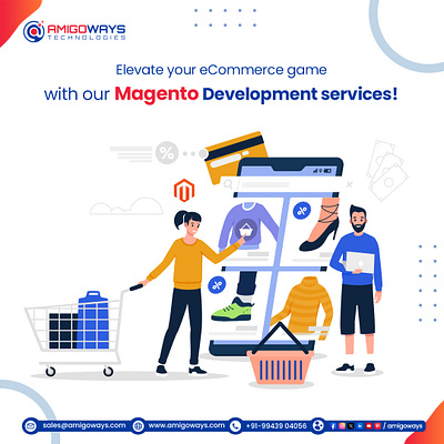 Ready to take your eCommerce business to new heights? 🚀 amigoways amigowaysappdevelopers amigowaysteam
