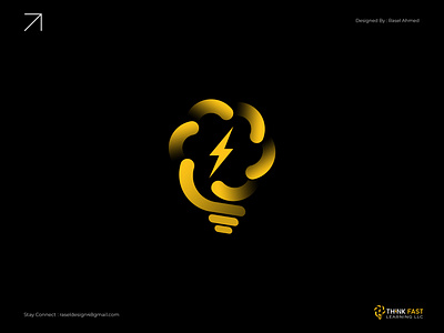 Modern Logo Design agency logo design energy logo learn logo learning logo logo branding logo design logo mark logo type power study thinking