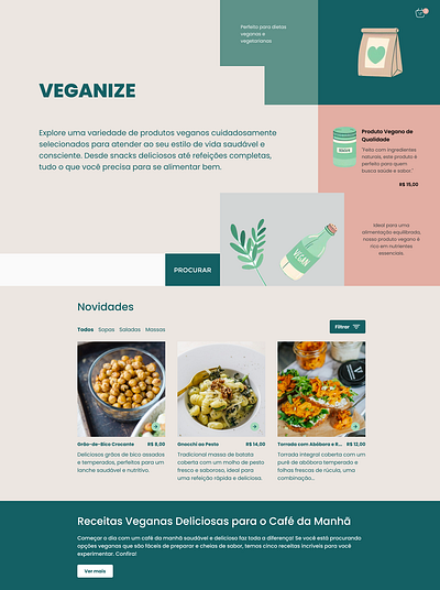 Veganize branding ui