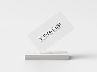 Logo for Safe&Trust company branding graphic design logo logotype