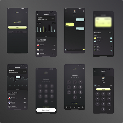 Wallet App graphic design ui ux