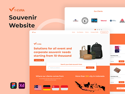 Souvenirs Website Design & Management branding design graphic design landingpage redesign ui ux website