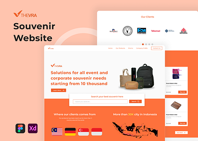 Souvenirs Website Design & Management branding design graphic design landingpage redesign ui ux website