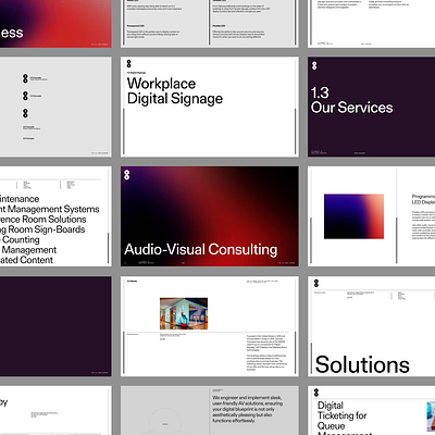2.0 Concepts — Visual Identity animation brand brand identity branding deck layout logo typography website whitespace
