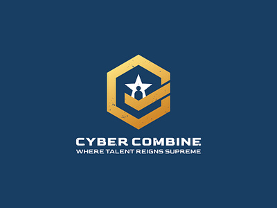 Logo Design Project for 'Cyber Combine' brand identity branding design identity illustration logo design logo designer ravi verma ui webui