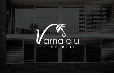 VARNA ALU | EXTERIOR | BRAND IDENTITY AND LOGO DESIGN exterior design company modern logo design varna alu