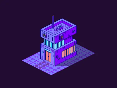 NeoPunk Tokyo assets buildings cyber punk cyberpunk neo tokyo pixel pixel art retro retro style video games