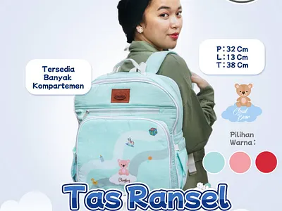 Baby Bag Product graphic design