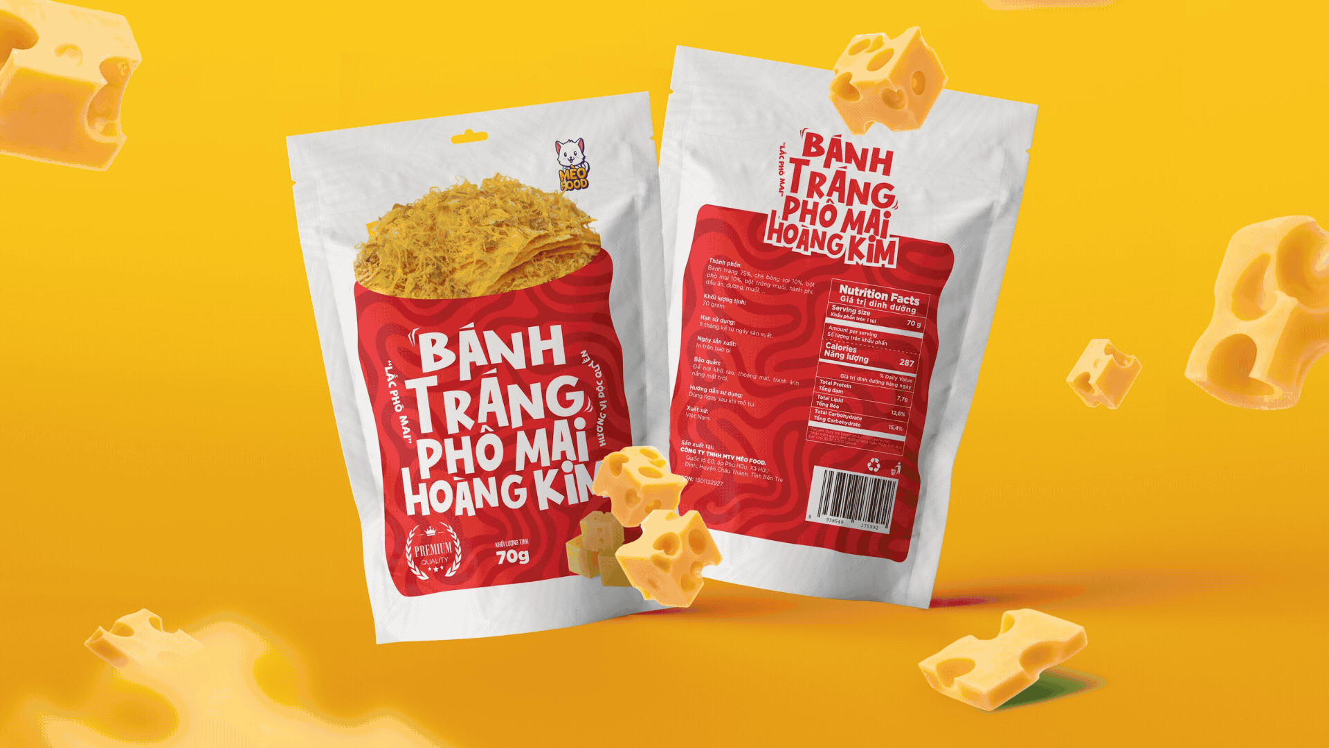 Snack packaging | Bao bì bánh tráng banh trang bao bì design graphic design maydesign package packaging packaging design snack snack packaging snack packaging design thiet ke bao bi thietkecotam