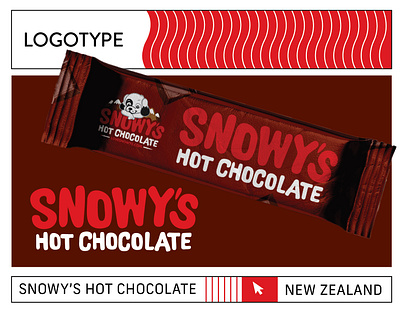 Snowy's Hot Chocolate design graphic design illustration logo logotype ui vector