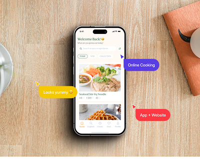 Online Cooking App - Nanny's Kitchen app design cooking cooking app cooking site cooking website edtech food minimal minimalism online cooking recipe recipe app recipe website ui design web design website