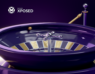 XPOSED - 3D Casino 3d 3d casino animation blender casino graphic design motion graphics online casino overlay roulette stream overlay