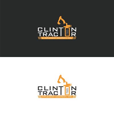 CLINT TRACTOR LOGO DESIGN BY WAVECREATIVE branding graphic design logo