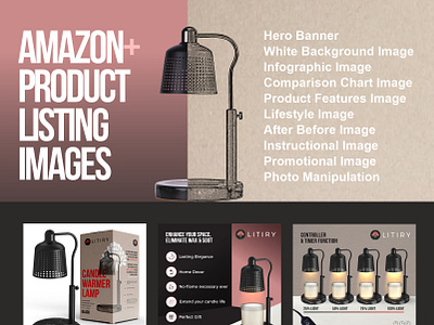 Amazon+ Product Listing Images for Litiry amazon amazoncontent amazonebc art direction brand specialist branding graphic design logo design packaging design