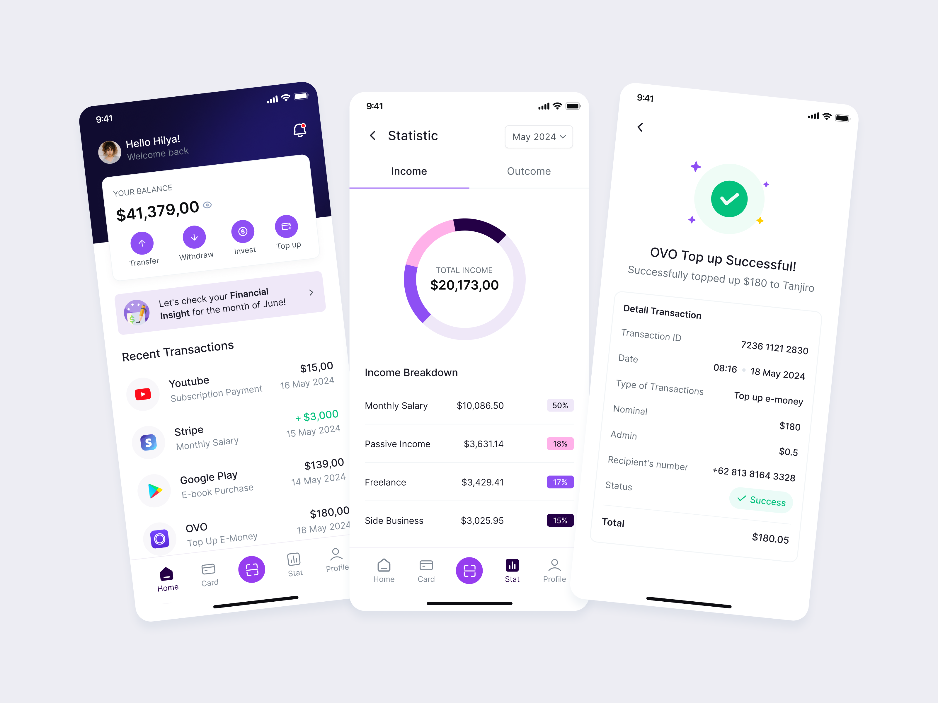 Finance - Mobile App by Dipa Product for Dipa Inhouse on Dribbble