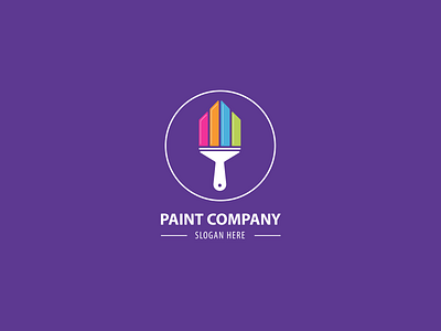 Logo for a paint company. Дизайн логотипа arrow logo brand design brand indentity branding brandmark brush logo business color company branding concept art creative logo cute logo design graphic design home logo illustration logo logotype modern logo paint company